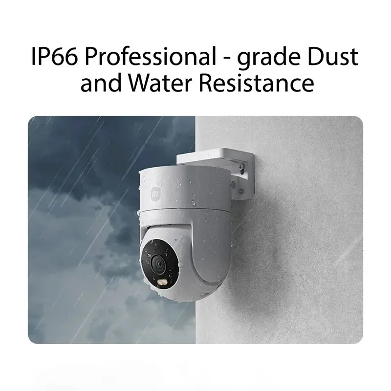 Xiaomi Outdoor Camera 4C Smart Full-color Night Vision 5MP 3K HD Human Tracking Audible Visual Alarm WiFi 6 Two-way Voice Call