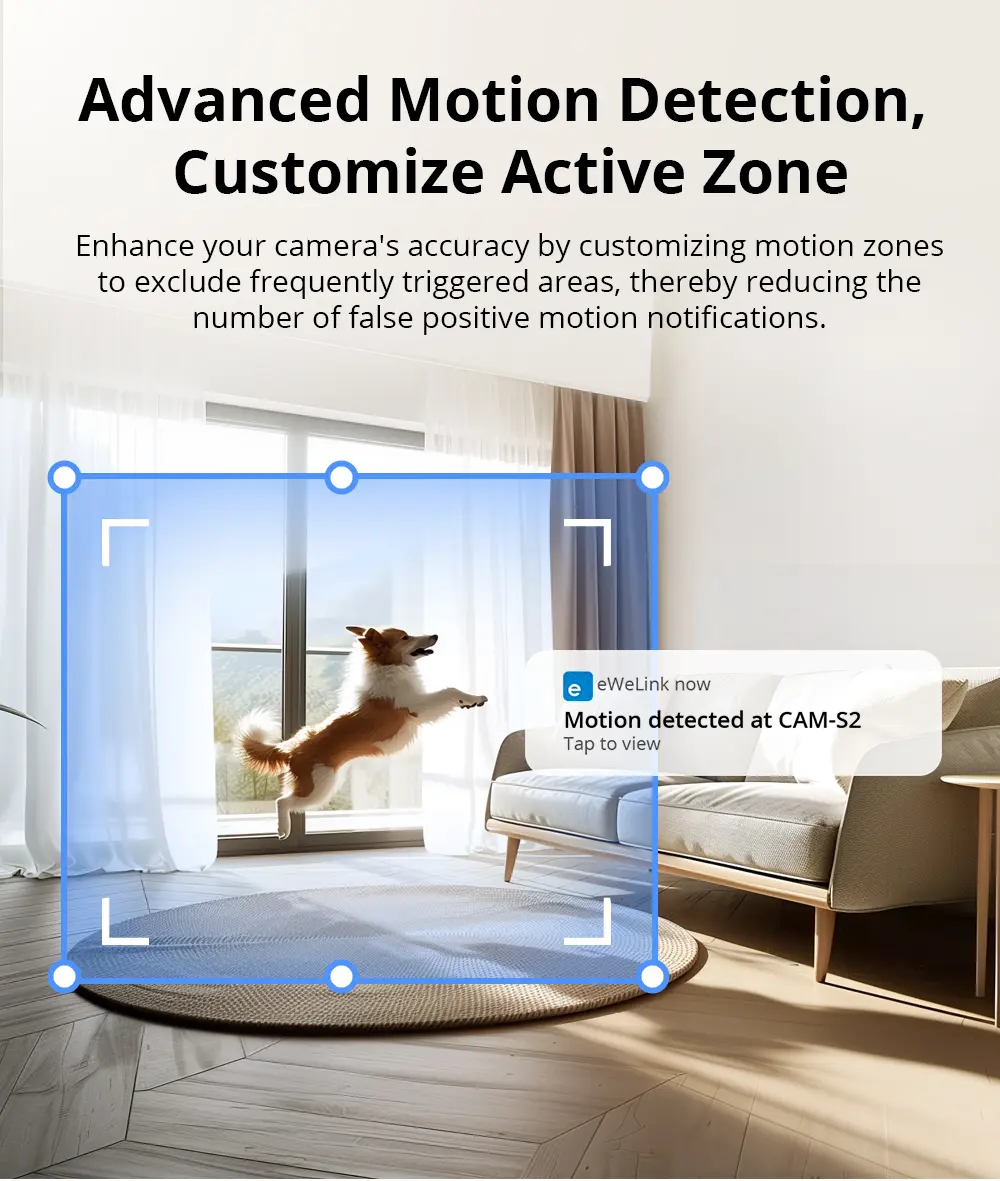 SONOFF CAM Slim Gen2 WiFi Smart Home Security Camera 1080P HD Motion Detection Two-way Audio Night Vision Support Alexa Google