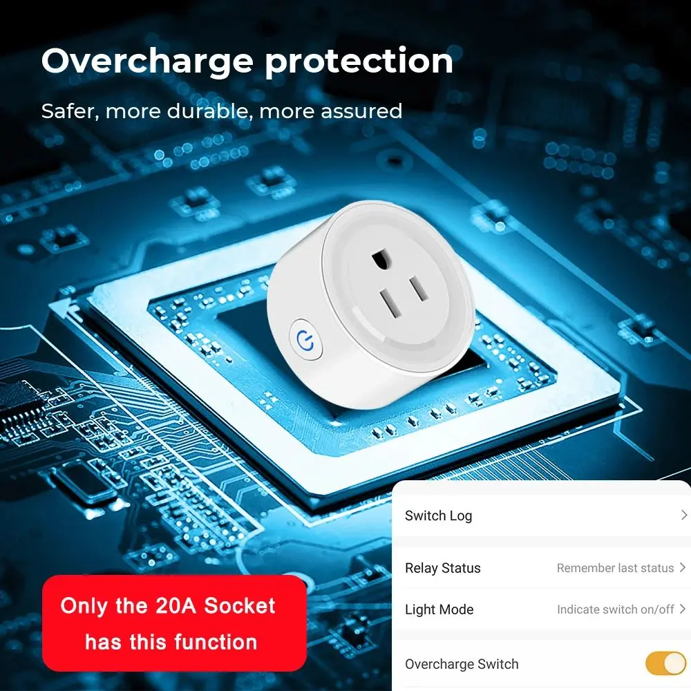 Tuya Smart Plug US UK JP Standard WIFI Plug Timing Socket Smart Home Power Outlet Home Appliances Work with Aleax Google Home