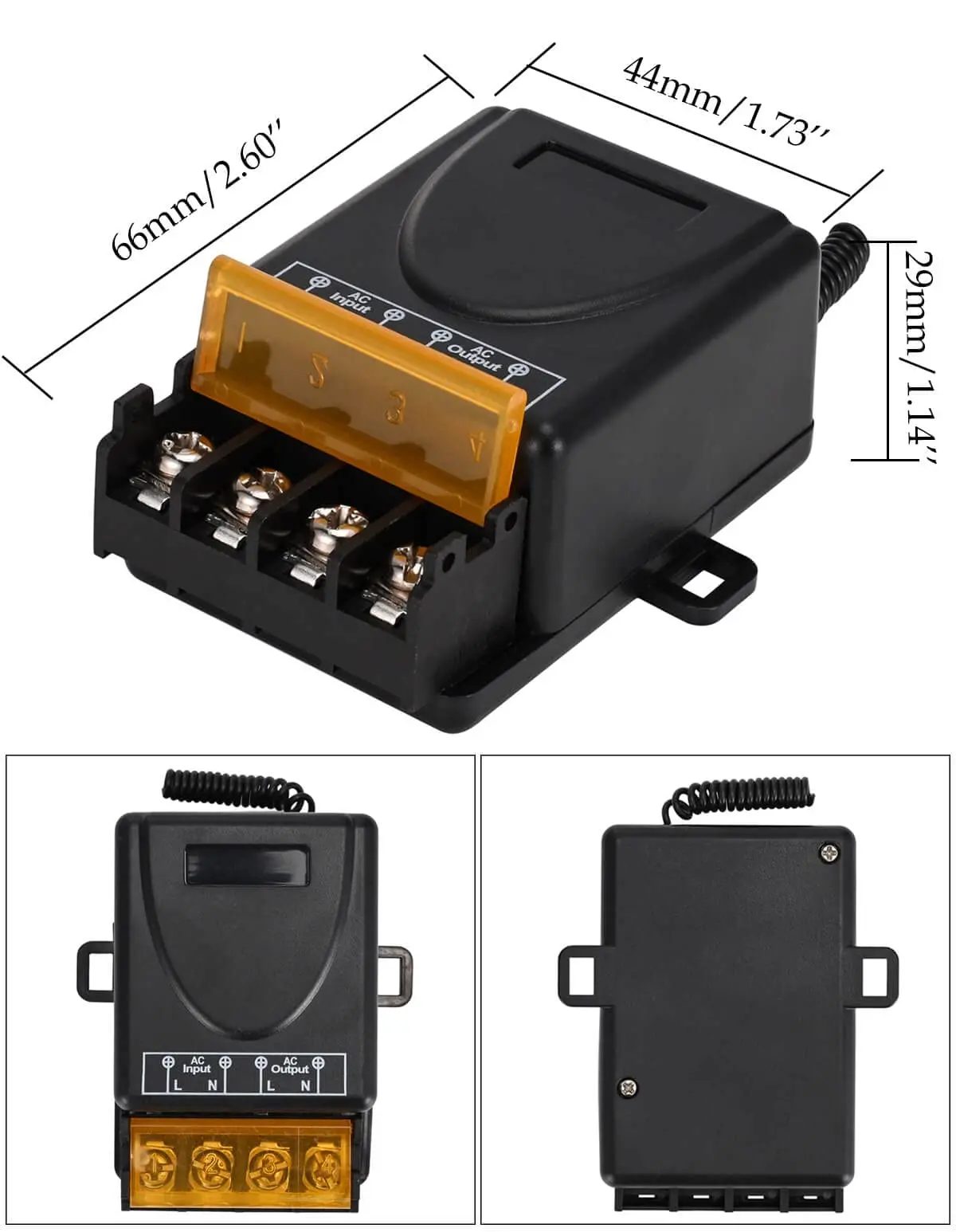 433Mhz Remote Control Switch AC220V 30A Hign Power On off Remote Control Transmitter for Water Pump Motor LED/Electric Appliance