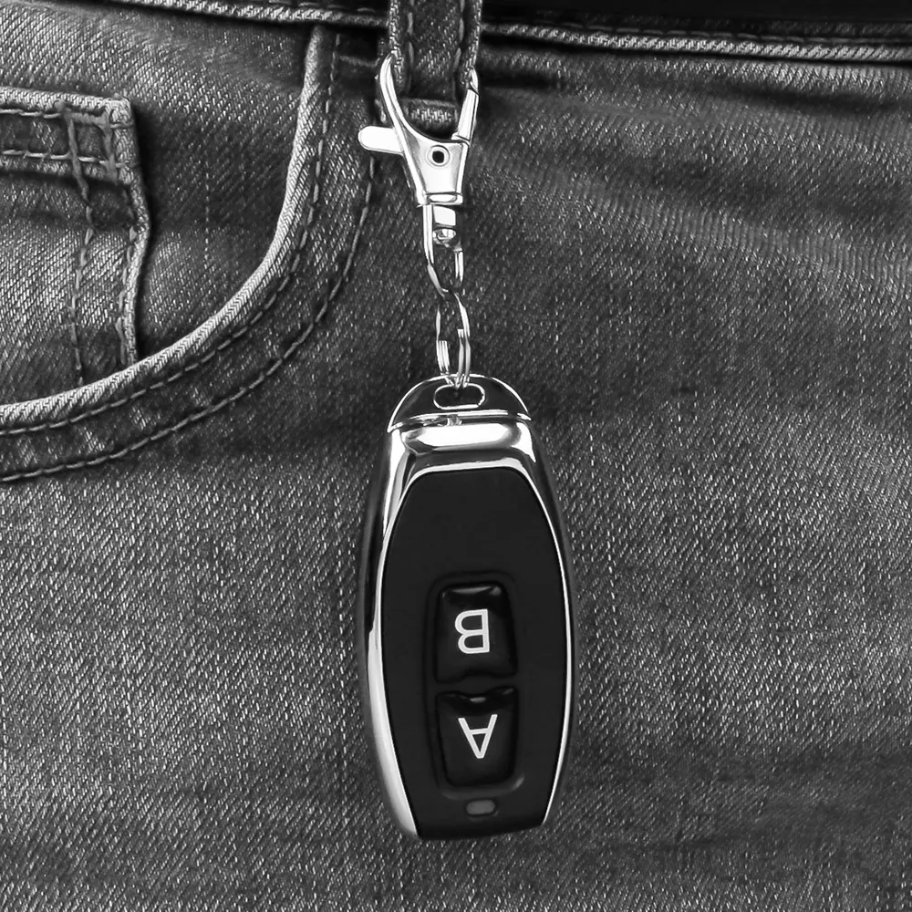 433MHz Learning Remote Control RF Remote Contro Learning Code EV1527 Smart Home Transmitter For Car Gate Garage Door Alarm Key