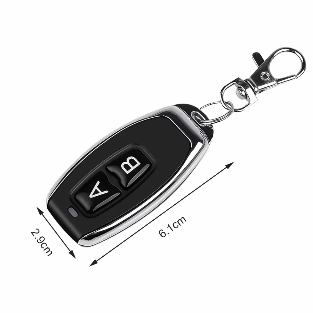 433MHz Learning Remote Control RF Remote Contro Learning Code EV1527 Smart Home Transmitter For Car Gate Garage Door Alarm Key