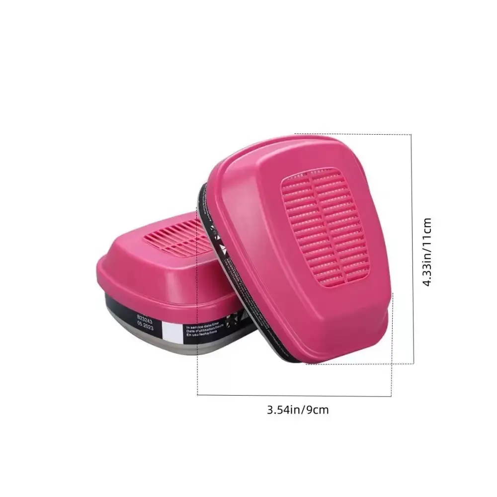 60926, 60923, 60921 - Multi-Gas/Vapor Cartridge/Filter with P100 Protection for Organic Vapors Gas Mask Filter Box Accessories