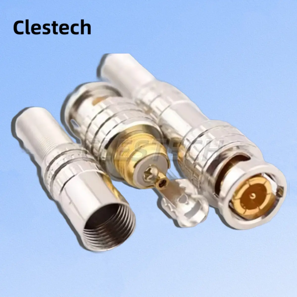 BNC Solderless Connector Q9 - 75-5 Coaxial for HD Video & CCTV Monitor, Welding-Free BNC Female Plug, Low Signal Loss Connector
