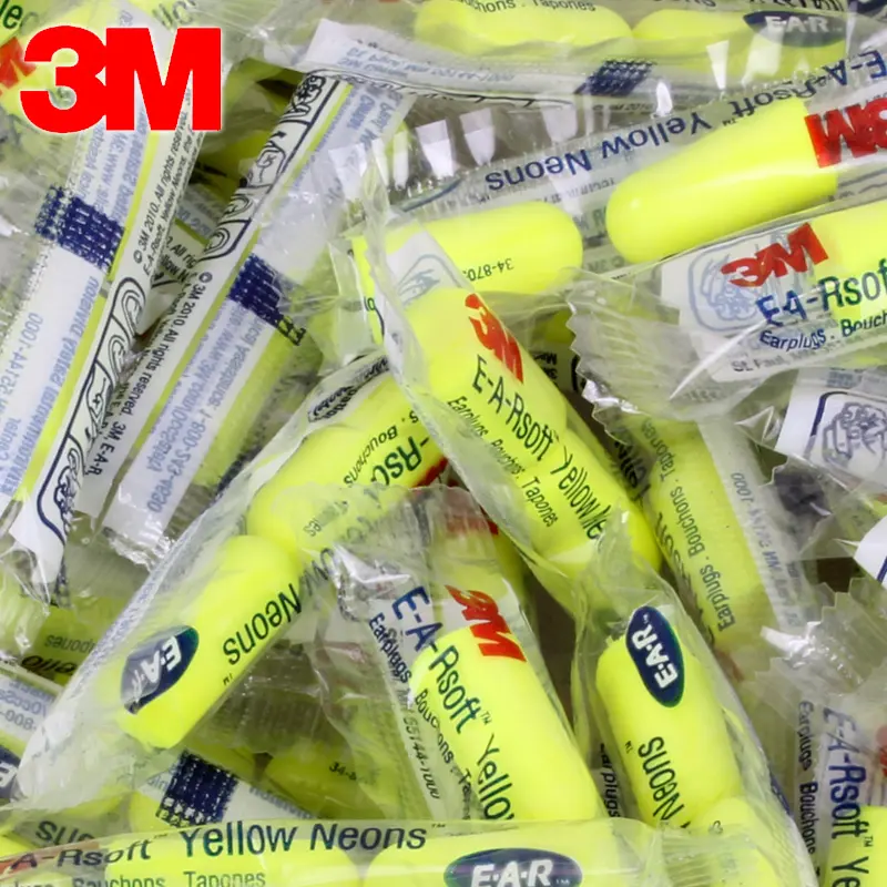 3M noise-canceling earplugs 312-1250 sound-isolating earplugs Sleeping Learning Factory noise-proof earplugs Hearing Protection
