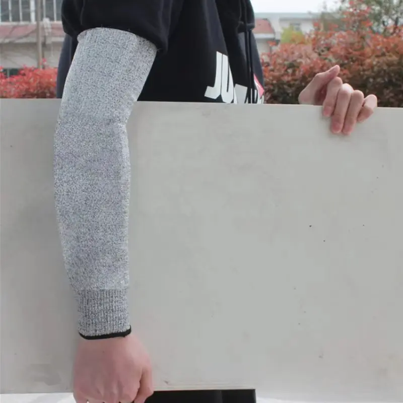 1Pc Level 5 HPPE Cut Resistant Anti-Puncture Work Protection Arm Sleeve Cover Cut-resistant Arm Sleeve ED-shipping