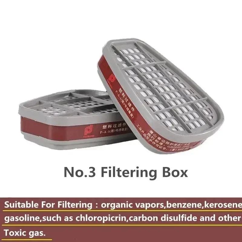 6200/7502/6800 MaskChemical Gas Mask 6001/6002/6004 Box 5N11 Cotton Protection FilterPaint MaskRespiratorReplaceable Accessories