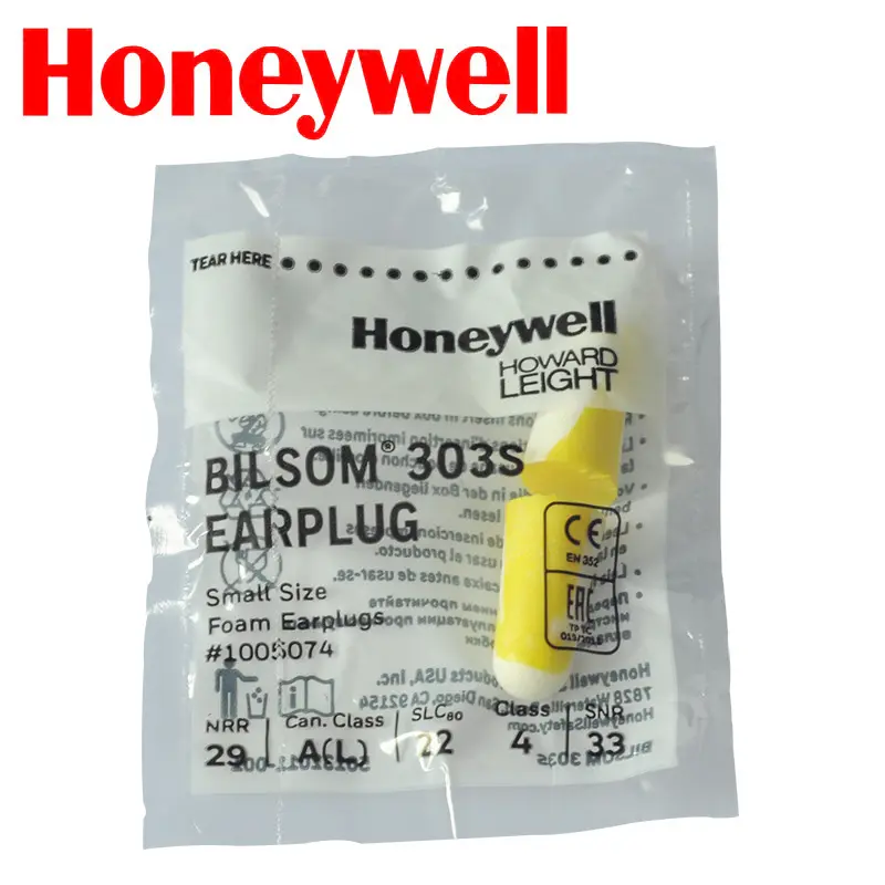 Honeywell 303S Anti-Noise Sleep Earplugs Small Industrial Noise Reduction SNR=32dB Noise-Isolating Earplugs Soft Noise Reduction