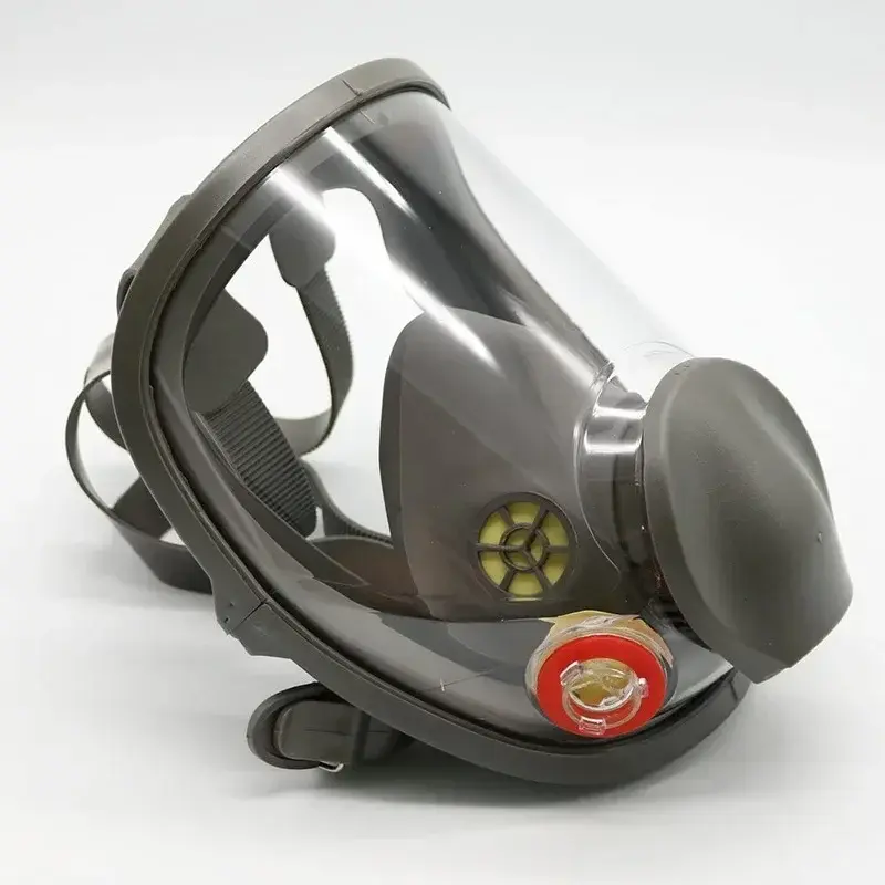 3M 6800 Gas Dust Mask Full Face Respirator Original 6898 PC HD Anti Fog Washable Replacement Screen Headband Chemical Protection