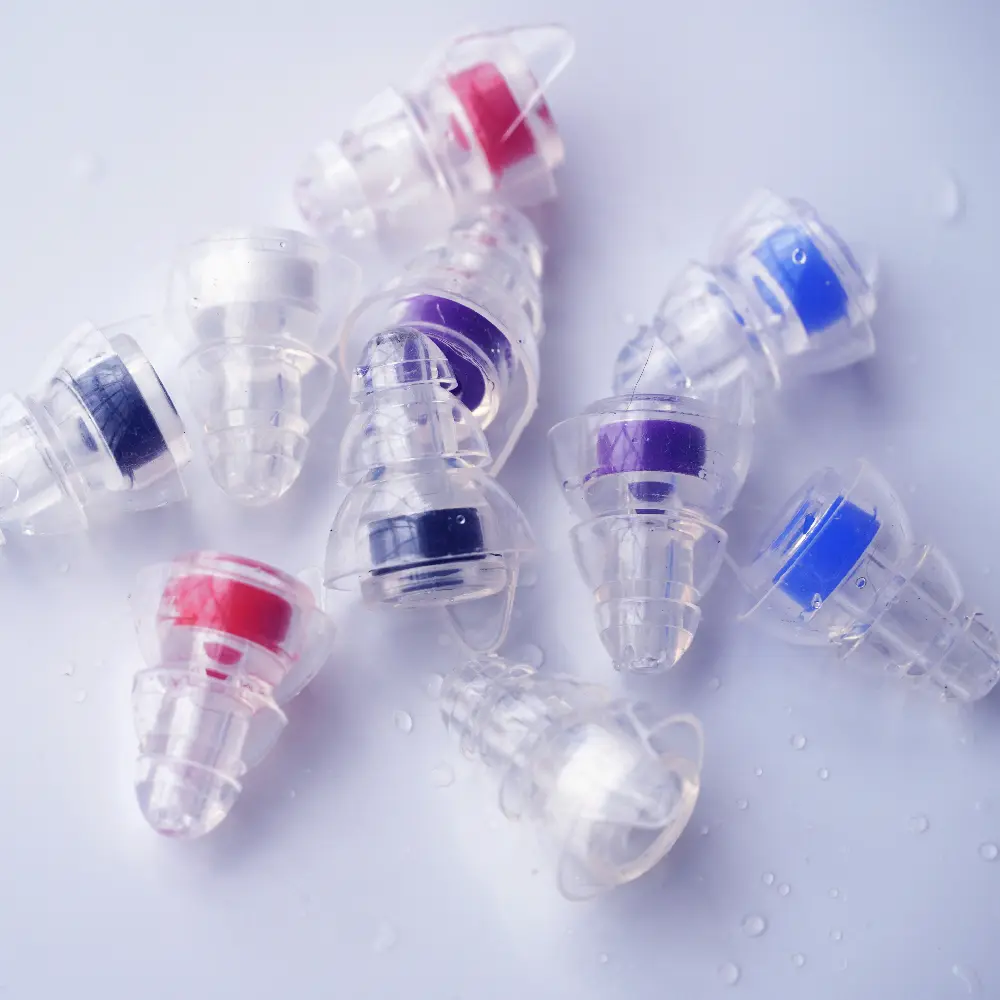 High Fidelity Concert Earplugs for Concerts Musicians，Earplugs for Noise Reduction，Ear Protection for Music Festivals