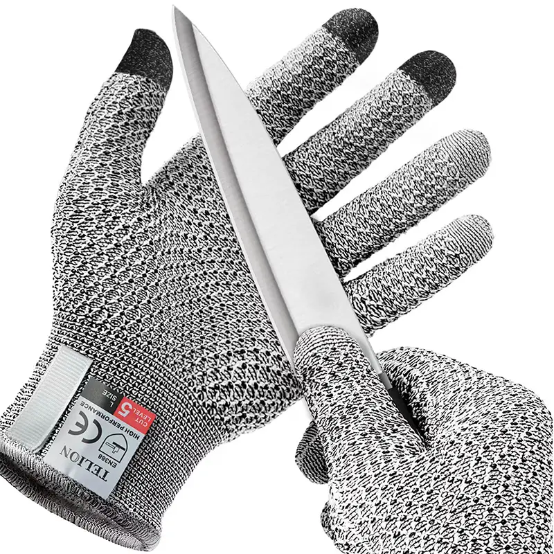 Grade 5 Anti-cut and Wear-resistant Pineapple Pattern Kitchen Slaughtering and Fish Killing Anti-cut Breathable Gloves