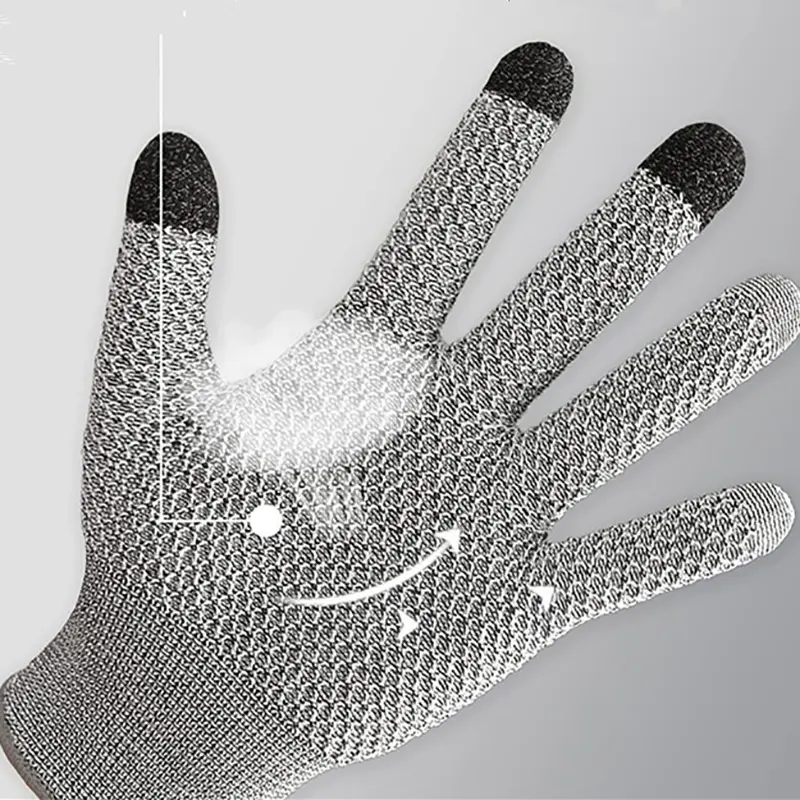 Grade 5 Anti-cut and Wear-resistant Pineapple Pattern Kitchen Slaughtering and Fish Killing Anti-cut Breathable Gloves