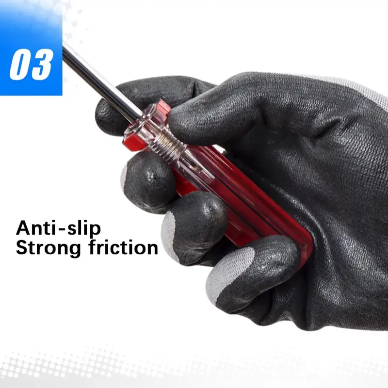 3M Protective Gloves Wear-resistant and non-slip Work Gloves Nitrile Coated Industrial Gloves Safety Protection