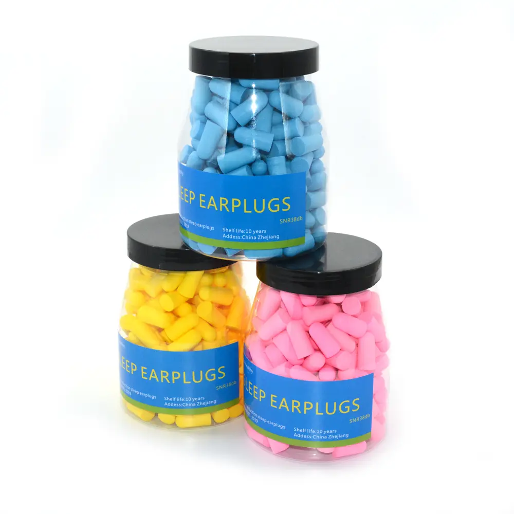 120/180 Pcs Earplugs Sound Insulation Soft Foam For Sleeping Earplug Anti Noise Reduction Sleep Cancelling Protection Ear Plugs