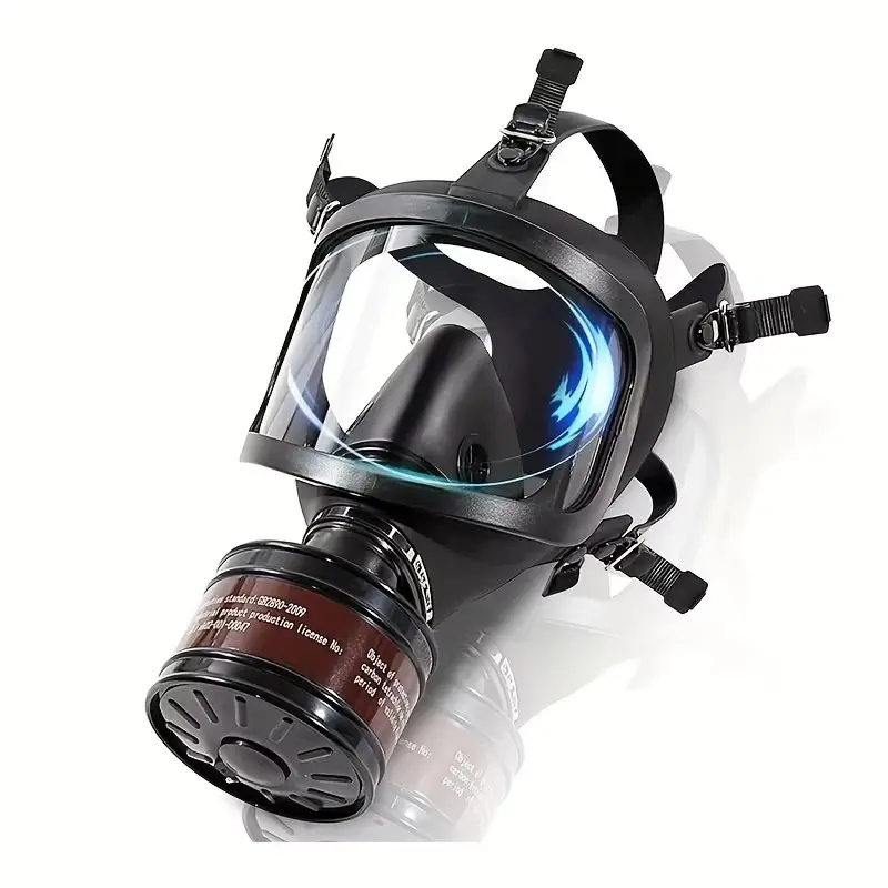 MF14/87 Gas Mask, equipped with an activated carbon filter, protects against steam, chemicals, etc.