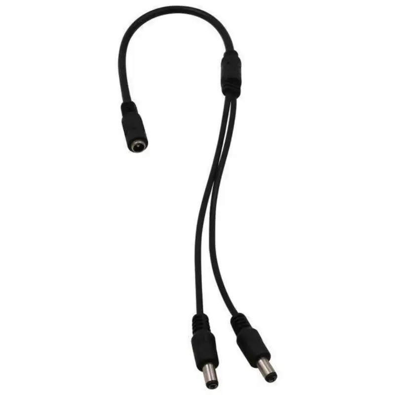 1 Female to 2 4 8 Male DC Power Splitter Plug Cable Adapter 12V 5.5 x 2.1mm For CCTV security Camera Accessories