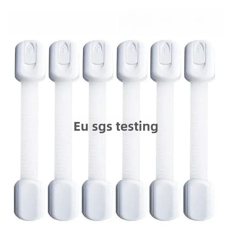 Multi-Purpose Child Safety Locks for Drawers/Cabinets/Fridge/Toilet | Anti-Pinch No Drill Design & Strong Adhesive
