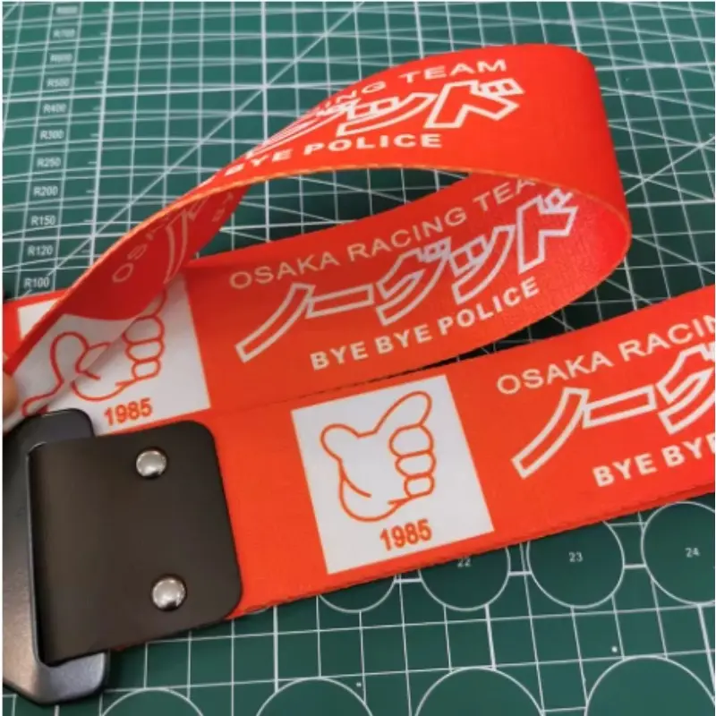 1-3pcModification Culture Car Color Pendant Tow Strap Belt Tow Rope Ribbon Auto Accessories Trailer Ropes Bumper Towing Strap FO