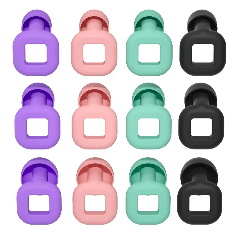 New Product: Square Sleep Sound Isolation Noise Cancelling Integrated Earbuds, Swimming Earbuds, Silent Silicone Earbuds