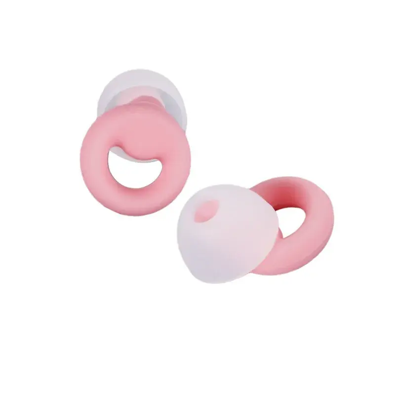 Soundproof silicone earplugs, sleep earplugs, special industrial noise-proof earplugs for home sleeping.