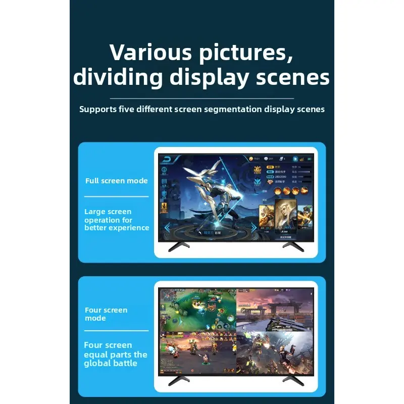 HDMI4-channel Video Splitter with Four Inputs and One Output for Seamless Switching of High-definition Screens Supporting 4K30Hz