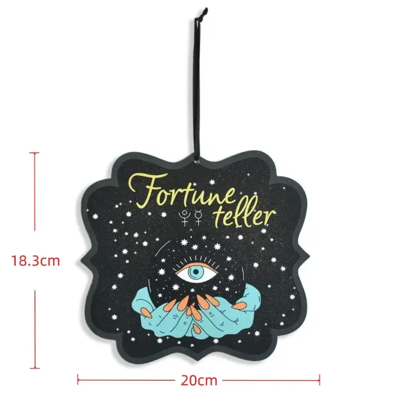 Halloween Cross Border New Products Wooden Crafts Doorplate Horror Atmosphere Decoration Home Decoration Halloween Pendant