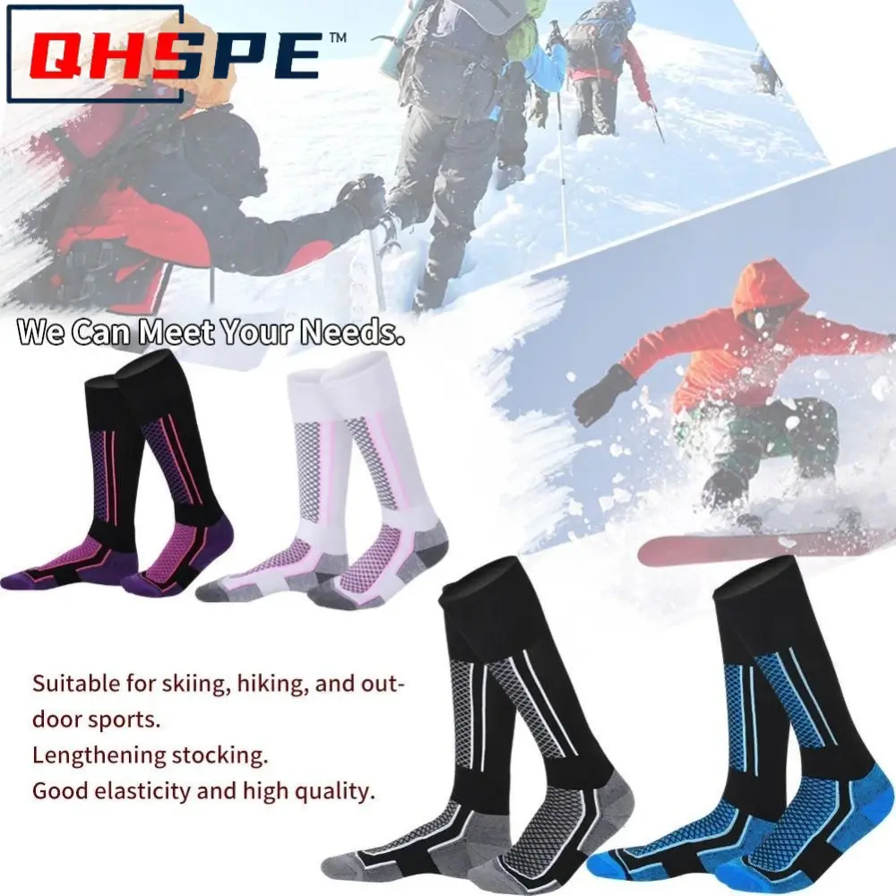 Thermal Ski Socks for Women & Men - Winter Thick Hiking Socks Anti-Cold Outdoor Sport Snow Accessories 1 Pair