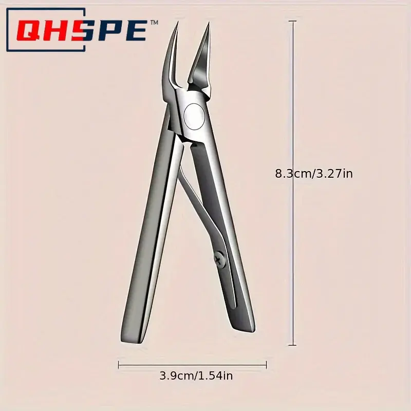 Heavy Duty Ingrown Nail Clipper - Professional Stainless Steel Tool for Pain-Free Thick Toenail Trimming