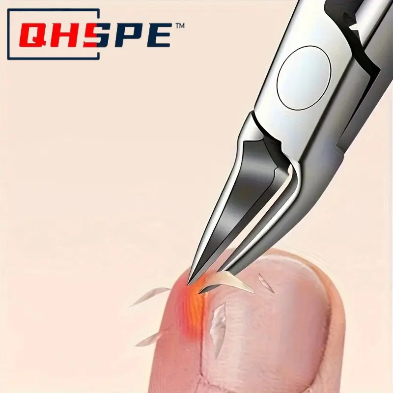 Heavy Duty Ingrown Nail Clipper - Professional Stainless Steel Tool for Pain-Free Thick Toenail Trimming