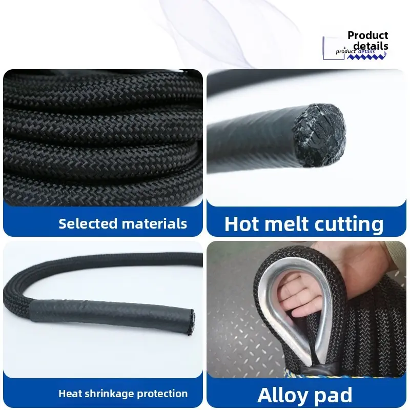 Landing Safety Rope Nylon Landing Rope High-altitude Operation Rope Speed Skating Helicopter Descent Rope