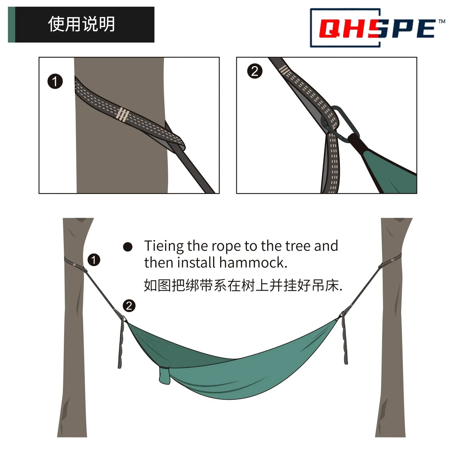Heavy Duty Hammock Straps - Multi-Color Reinforced Polyester Webbing for Camping High Weight Capacity Adjustable Ties