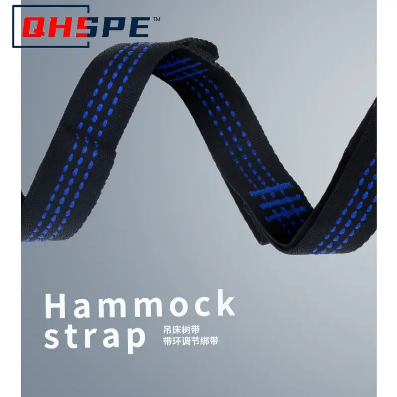 Heavy Duty Hammock Straps - Multi-Color Reinforced Polyester Webbing for Camping High Weight Capacity Adjustable Ties