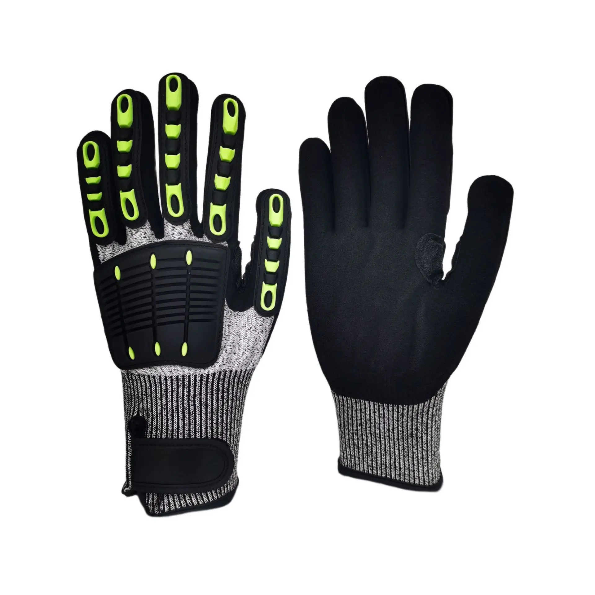 Anticutting Gloves, Grade5 Labor Protection Gloves, Nitrile Anti Slip and Wear-resistant Super Factory Wholesale andDistribution