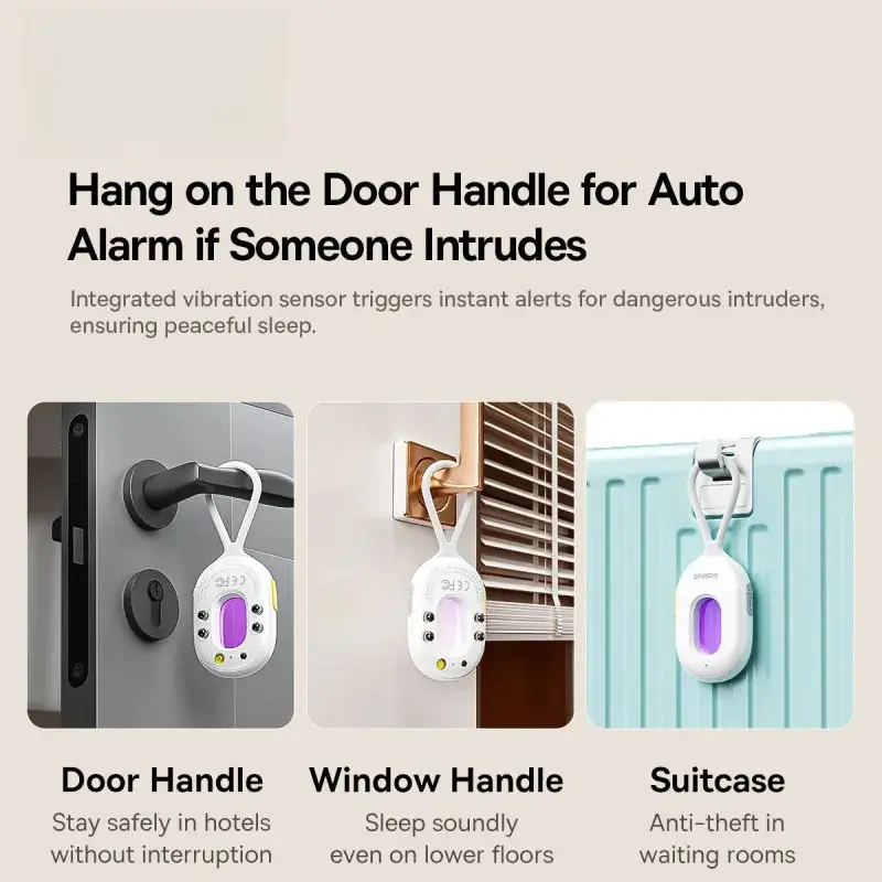 2PCS Security Alarm Detector Upgrade Sound Protection Sensor for Door Window Camera Anti-theft Alarm Equipment Detector