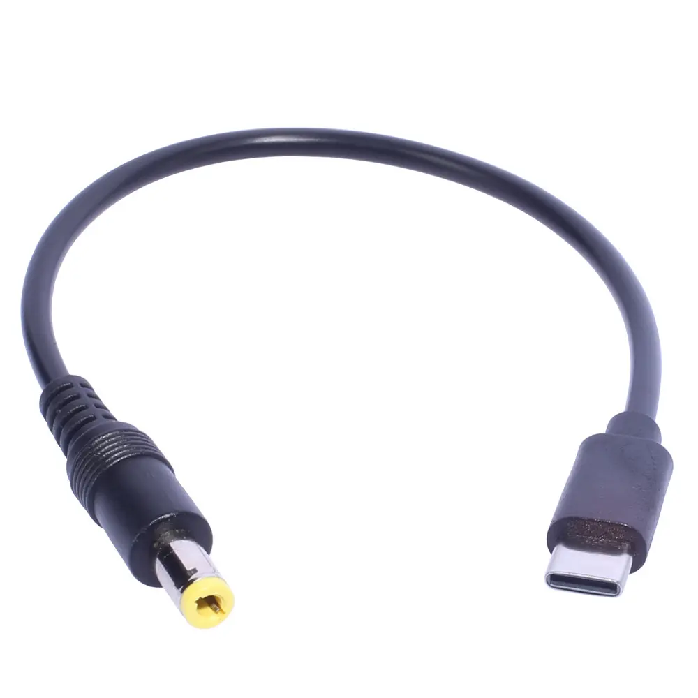 5521 Type-C public charging adapter cable 5.5x2.5mm to USB-C camera and mobile phone connection cable
