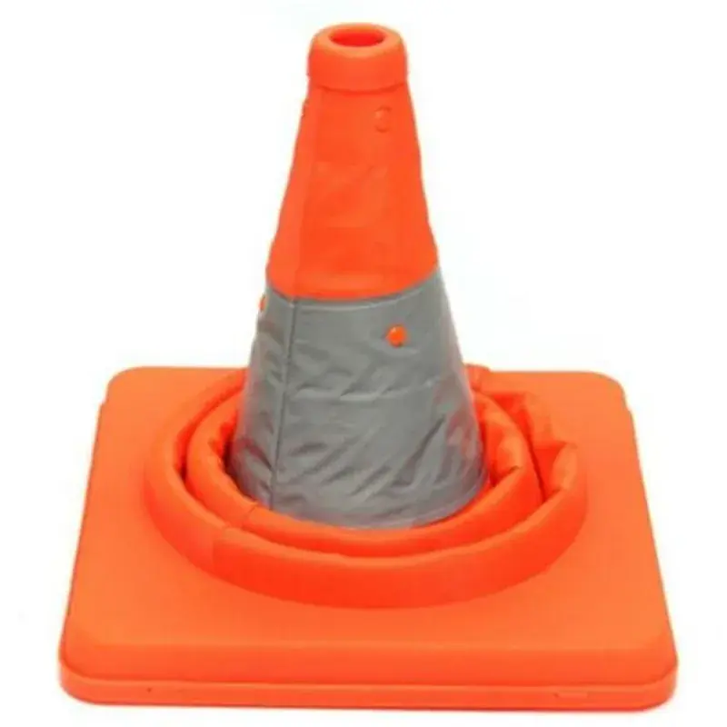 30cm ANSI Certified Traffic Cones | Reflective Collapsible Safety Cone for Road/Construction | Waterproof Foldable