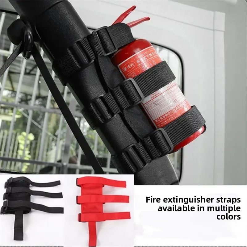 Manufacturer direct sales fire extinguisher strap anti roll frame fixing strap car fire extinguisher strap bracket