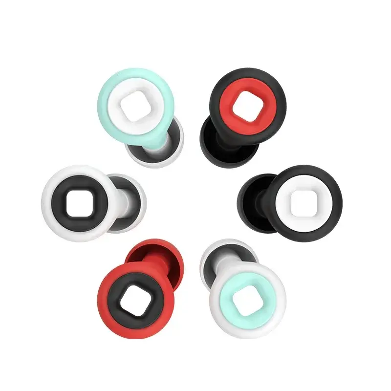 NRR 32dB Noise Cancelling Earplugs | Silicone Sleep/Swim/Work 3 Pairs | Waterproof Comfort & Travel Case