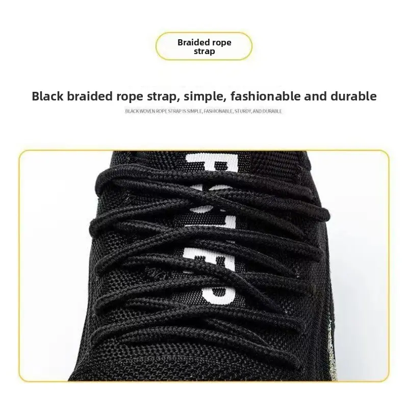 Summer Labor Protection Shoes Are Breathable, Anti Smashing, Anti Puncture, Lightweight and Comfortable with Steel Toe Caps