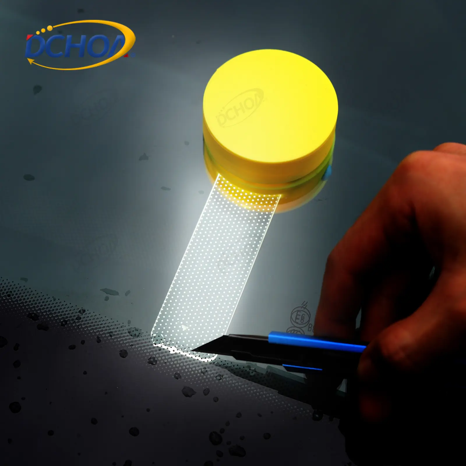 Car Vinyl Wrap Cutting Light Window Film Pattern Cut Precision Lighting Tool Set  Car Tint Edge-Cutting Light Application