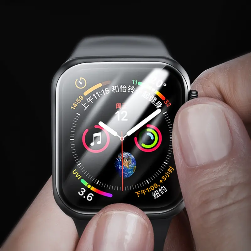3PCS Soft TPU Hydrogel Film for Apple Watch  S8 S7 41mm 45mm S6 SE S5 S4 40/44mm S3 S2 40/42mm 49mm Screen Protector Accesories