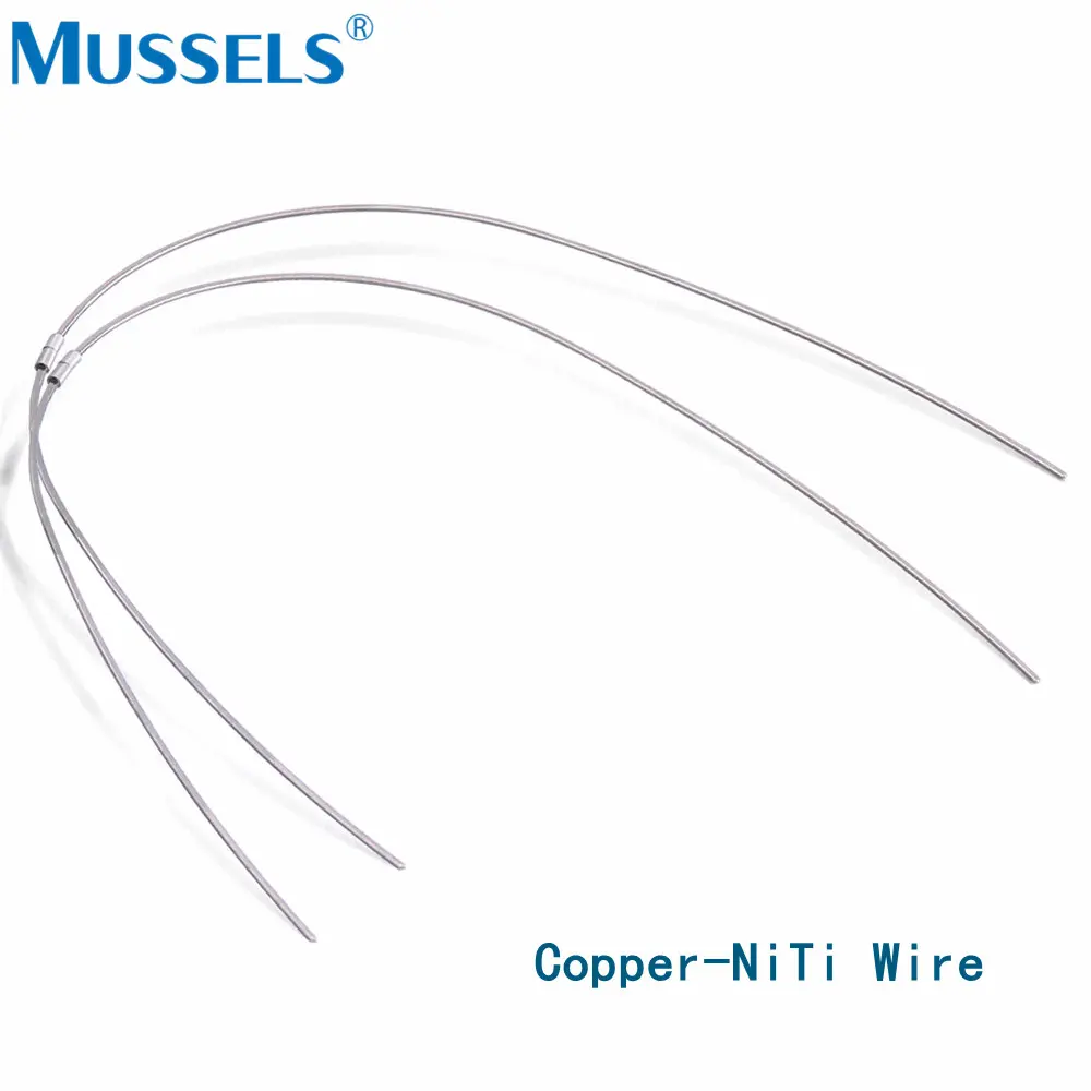 10Packs Orthodontic Arch Wires Dental Cu-NiTi Supper Elastic Archwire Copper Nickel Titanium With Stops Damon Form Round Dentist