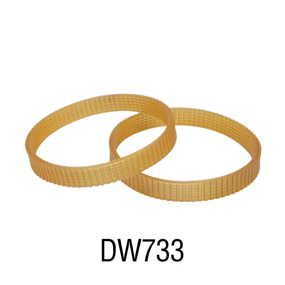 2pcs Thickness Planer Drive Belt for DeWalt DW733 DW734 DW735  Planer PU Poly V-belt Power Tools Replacement