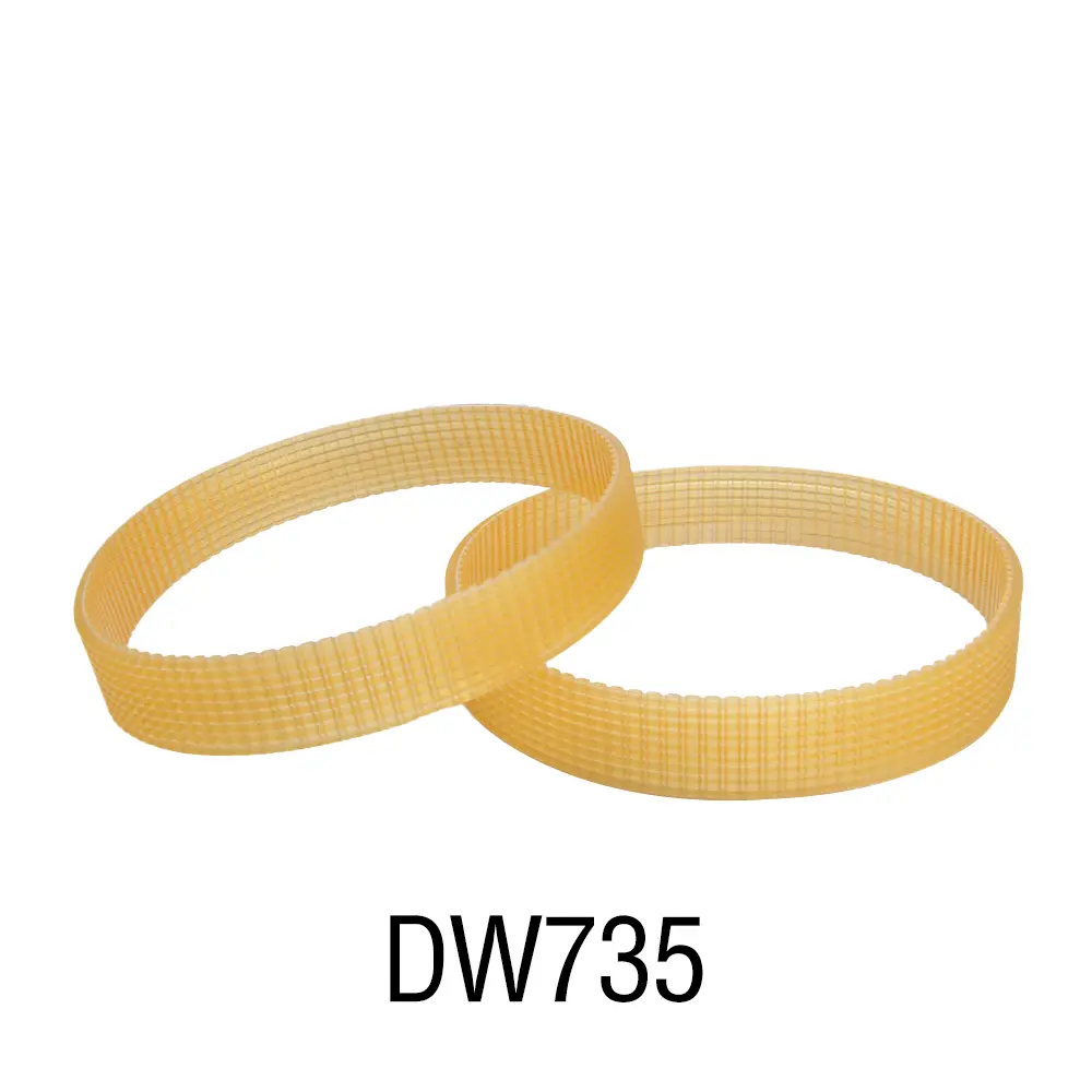 2pcs Thickness Planer Drive Belt for DeWalt DW733 DW734 DW735  Planer PU Poly V-belt Power Tools Replacement