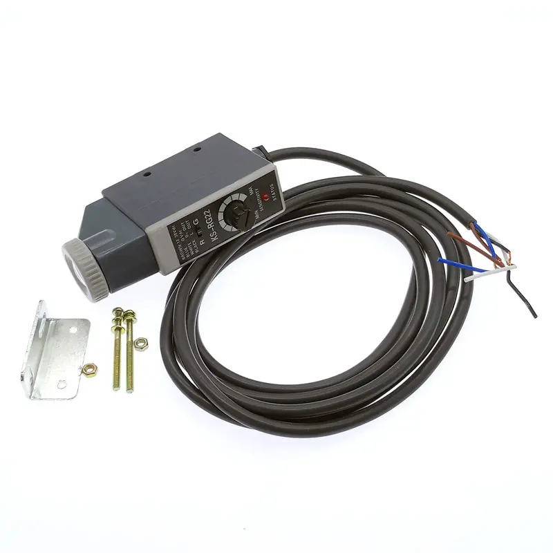 1 Pc Color Code Sensor With Sensitive Adjusting Knob KS-W22/G22/R22/WR22/WG22/RG22 Mark Detection Light Sources Available