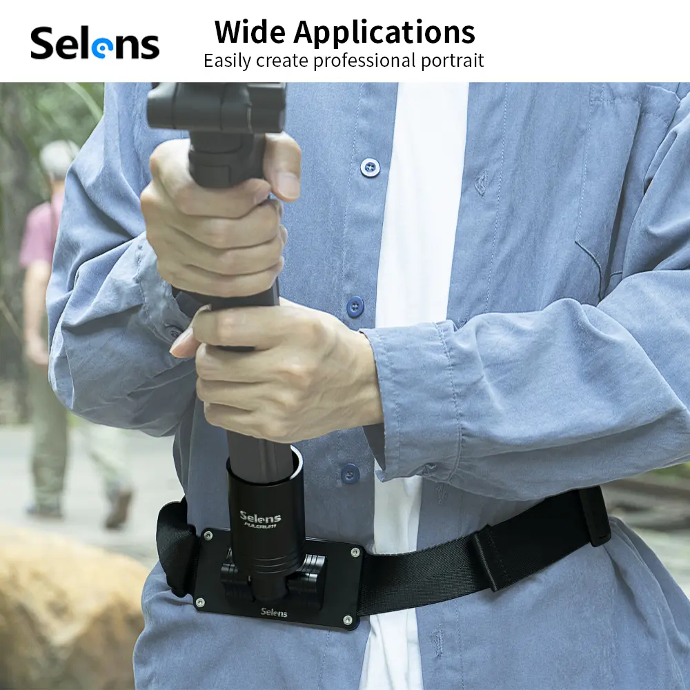 Selens Camera Accessories waistband Strap Follow Focus Aluminum Ring waist Belt Strap Mount Adjustable Action Camcorder Camera