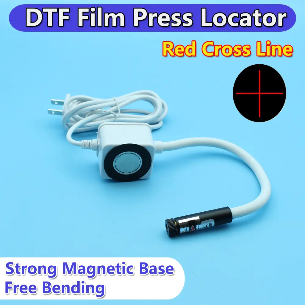 DTF Print Laser Locator Heat Press Infrared Ray Positioner Sublimation Printing Positioning Device Direct To Film Tool