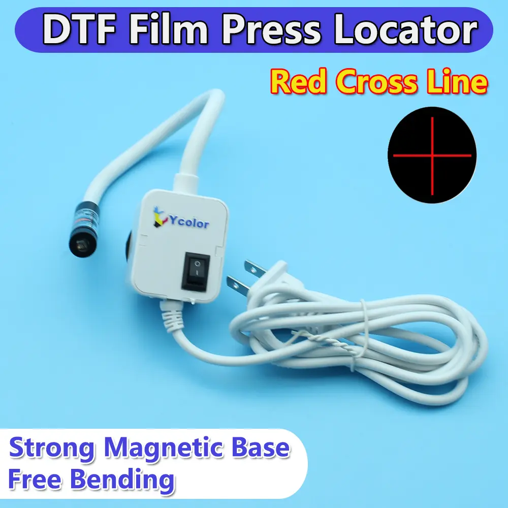 DTF Print Laser Locator Heat Press Infrared Ray Positioner Sublimation Printing Positioning Device Direct To Film Tool