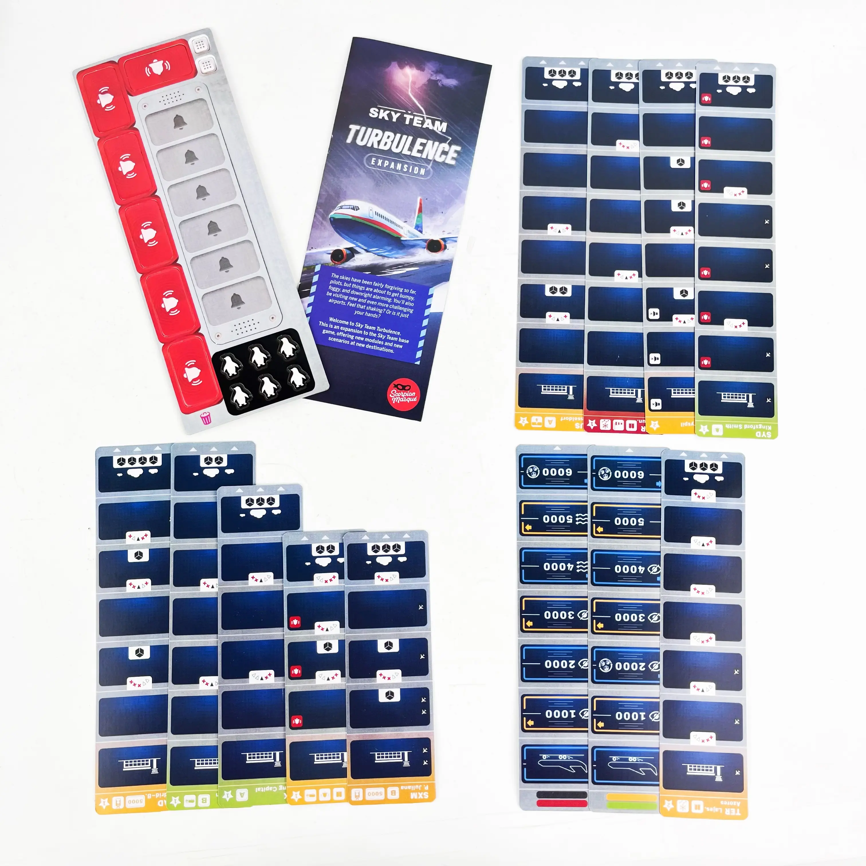 SKY TEAM TURBULENCE EXPANSION 20 SCENARIOS INCLUDING NEW RULES AND NEW MOUDLES