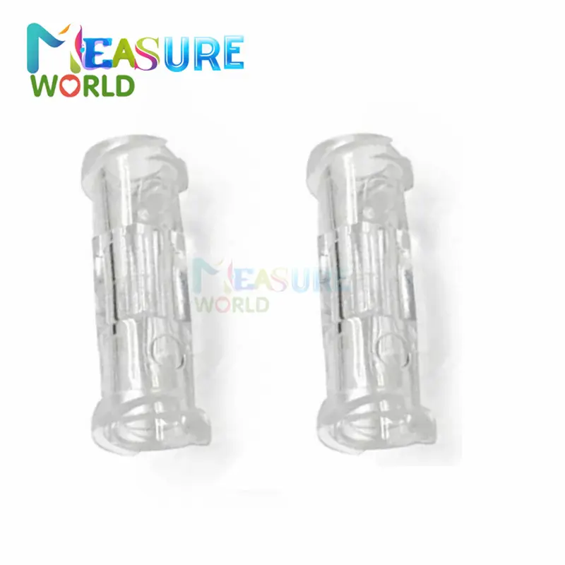 Leak Proof Double Helix Medical Sterile Luer Lock Adapter 10-100PCS Transparent Plastic Syringe Connector Tool Parts